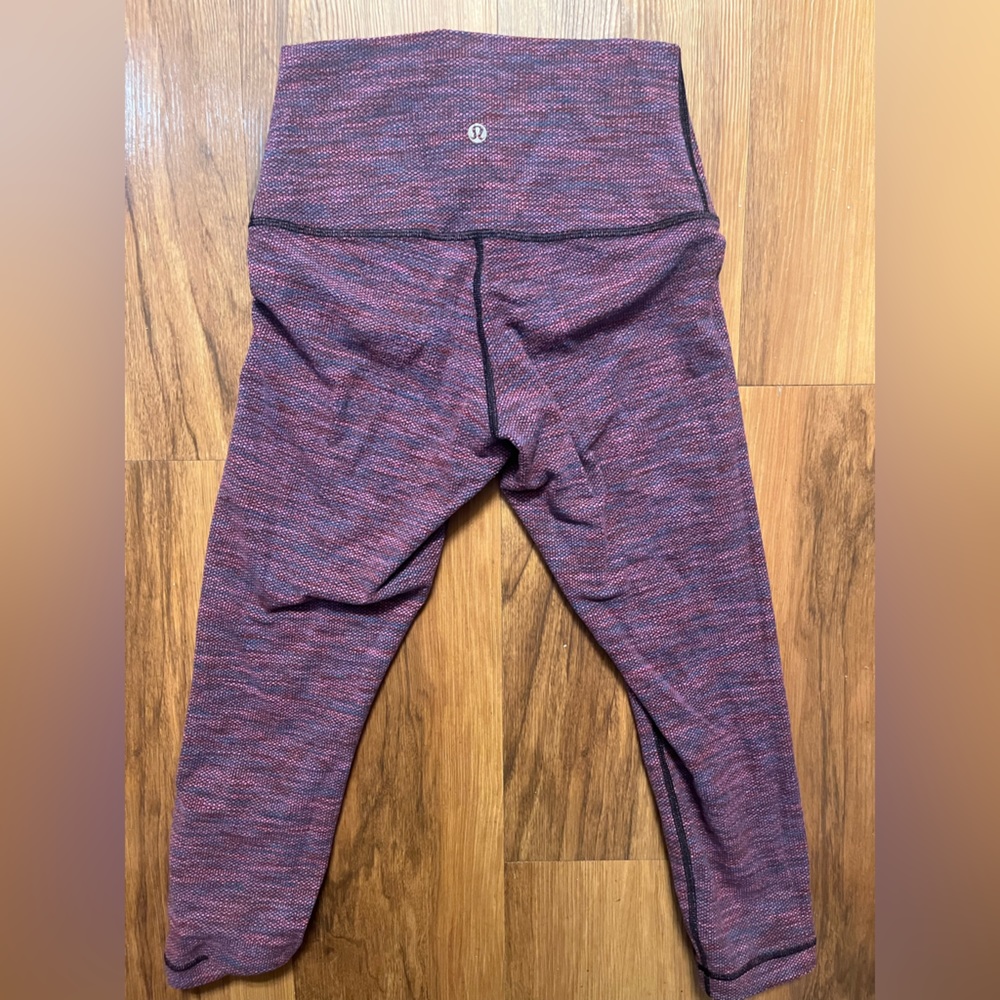 Purple multicolor lululemon size 2 or 4